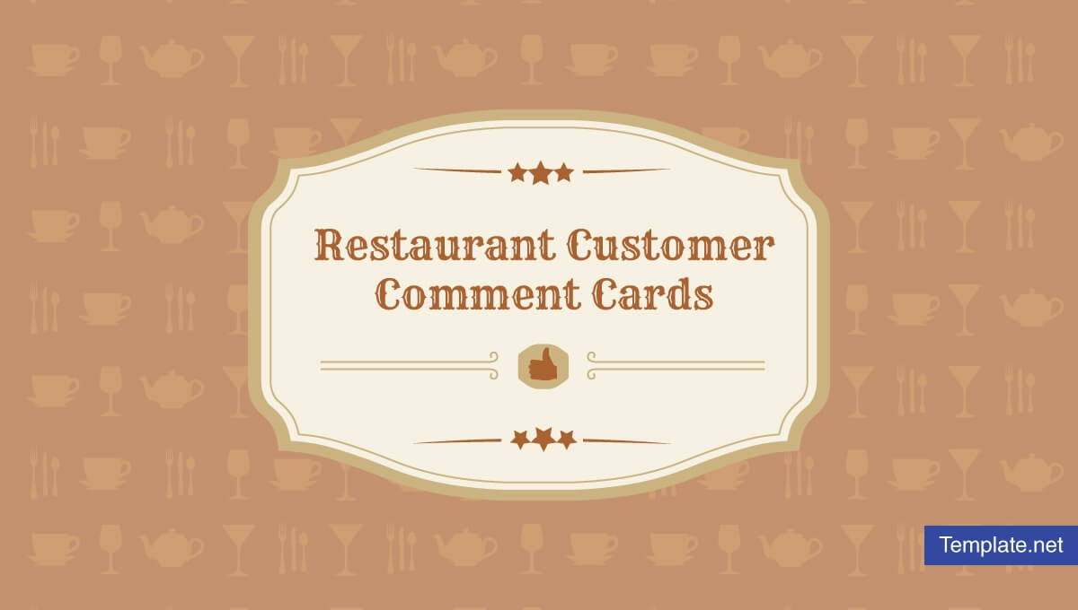 10+ Restaurant Customer Comment Card Templates & Designs Within Survey Card Template