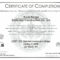 10 Template For A Certificate Of Completion | Resume Samples Within Certificate Of Completion Construction Templates