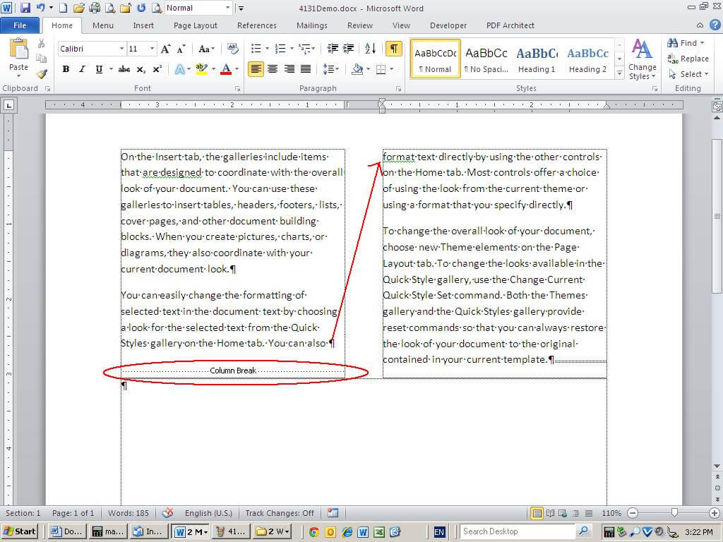 10 Tips For Working With Word Columns – Techrepublic Inside 3 Column Word Template