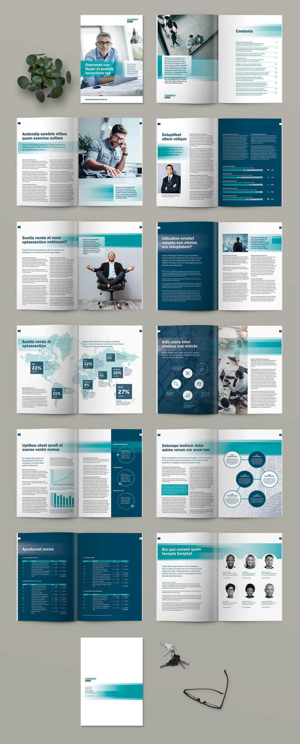 Indesign Templates Free Download Brochure Professional Template