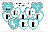 11 Best Photos Of Bride To Be Banner Template - Diy Bridal pertaining to Free Bridal Shower Banner Template
