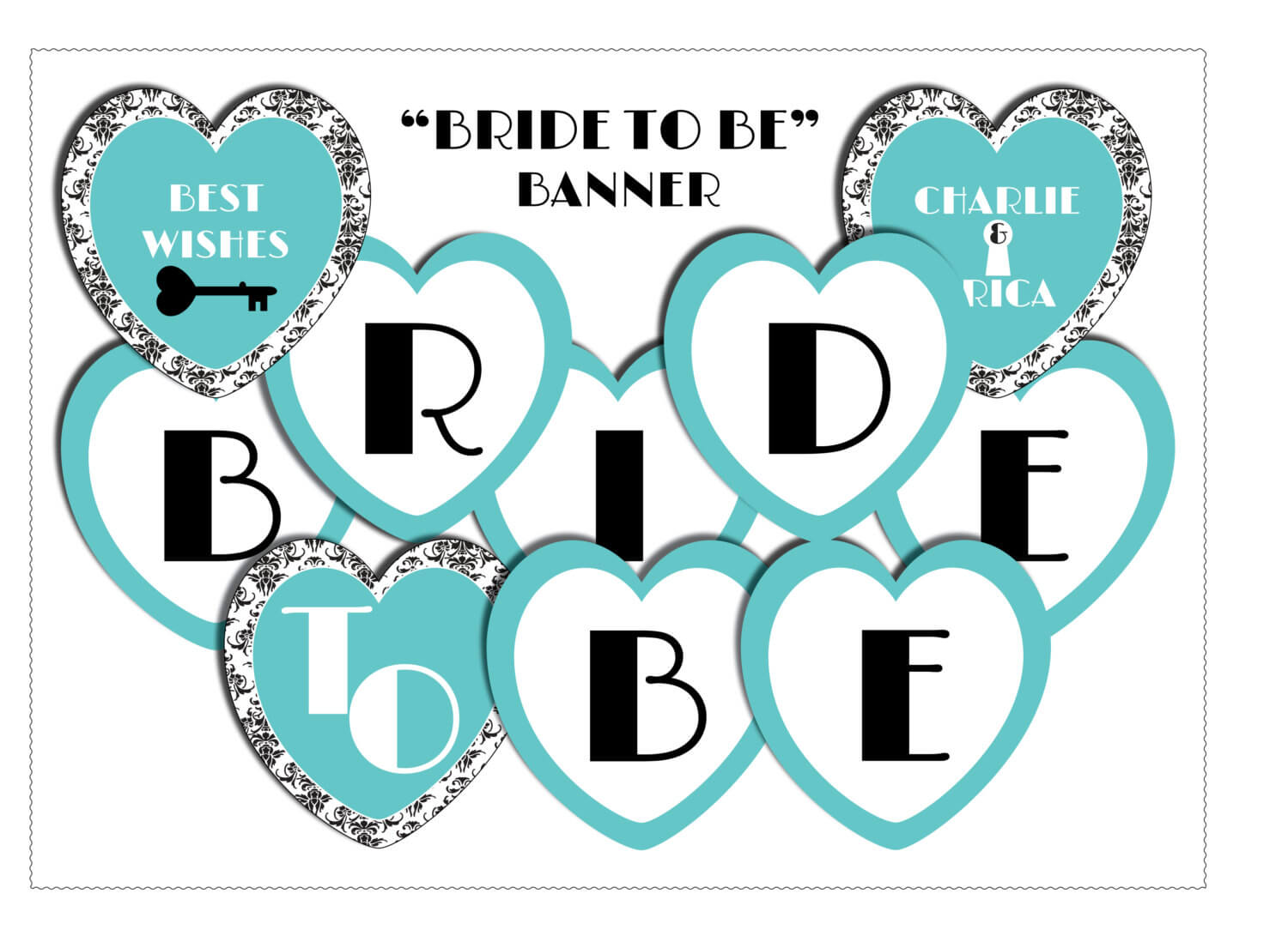 11 Best Photos Of Bride To Be Banner Template – Diy Bridal Pertaining To Free Bridal Shower Banner Template