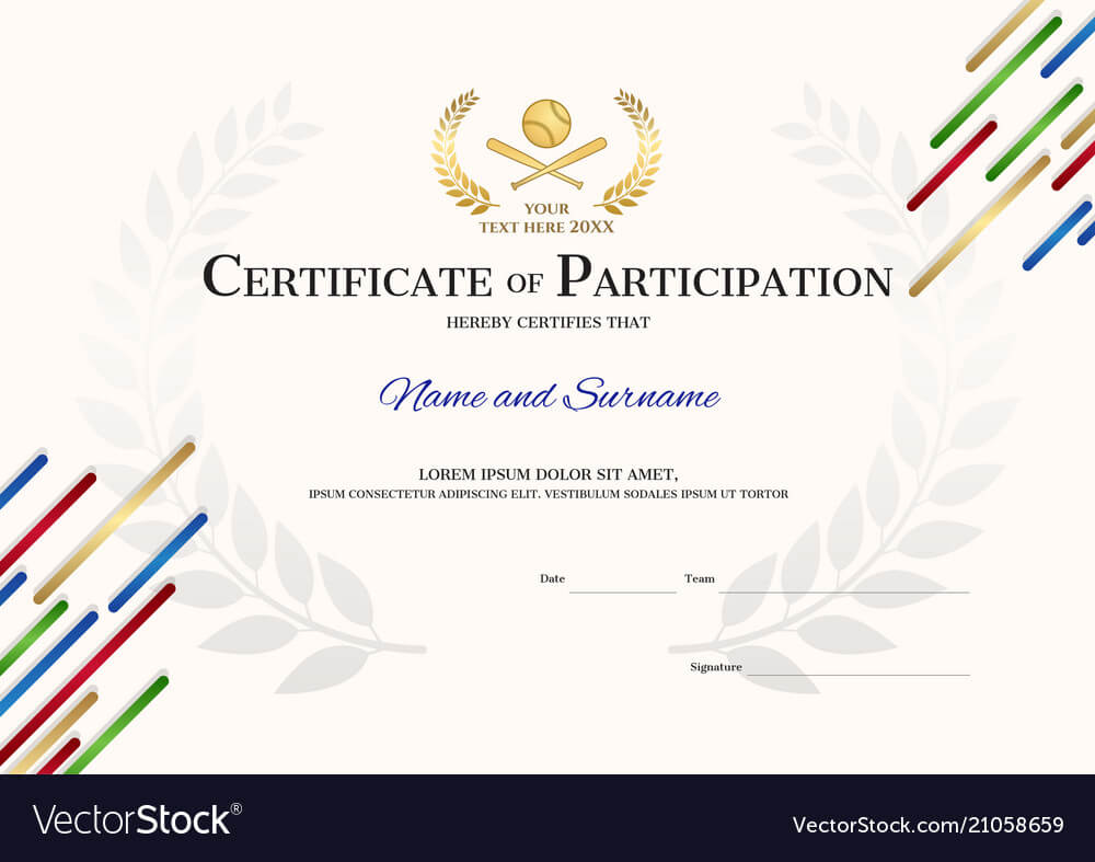 118Ce Certificate Template Sport | Wiring Library With Rugby League Certificate Templates