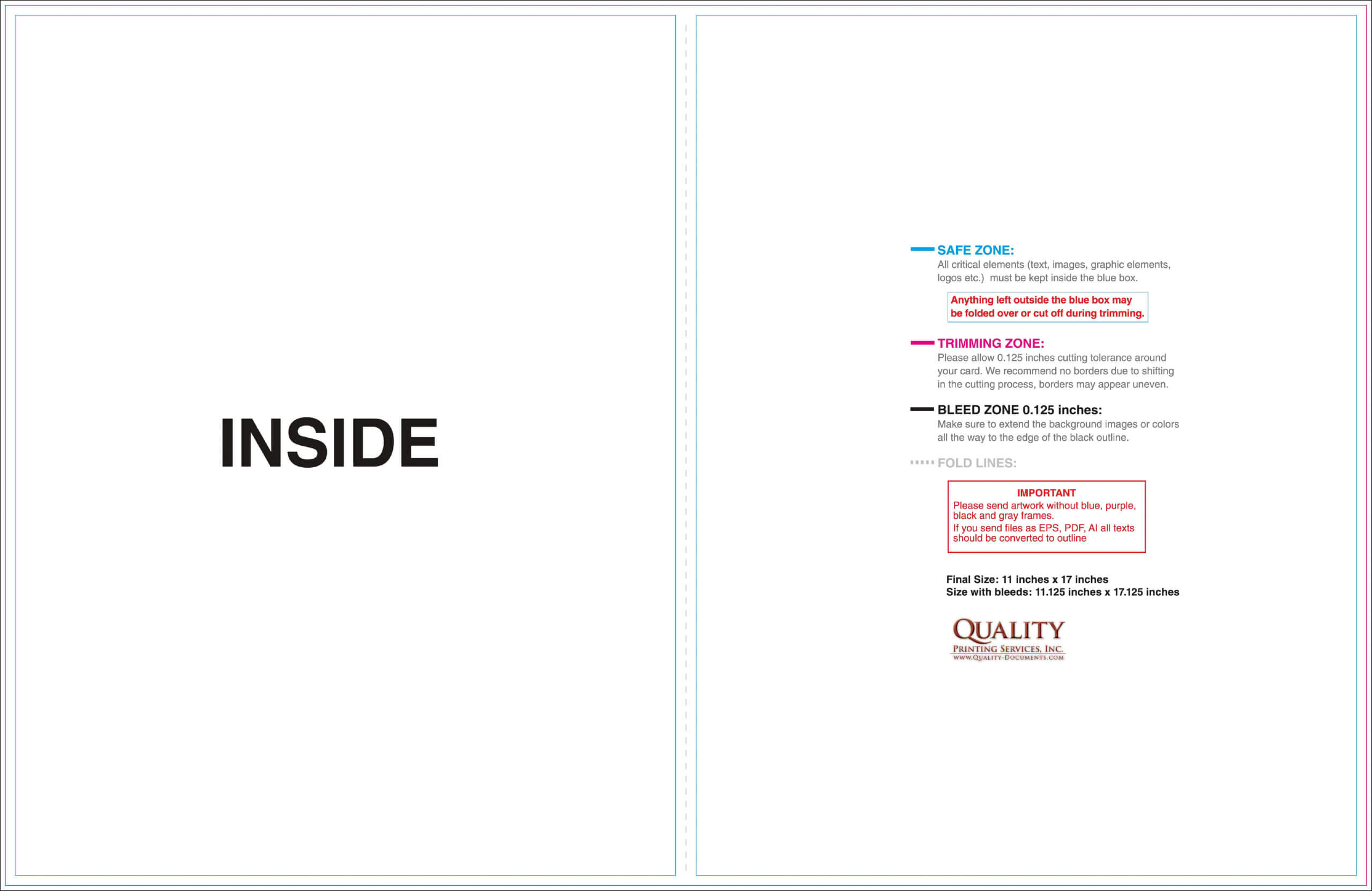11×17 Brochure Template Philro Post – Carlynstudio In 11X17 Brochure Template