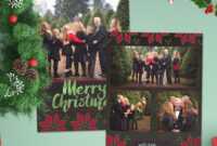 12 Christmas Card Photoshop Templates To Get You Up And pertaining to Christmas Photo Card Templates Photoshop