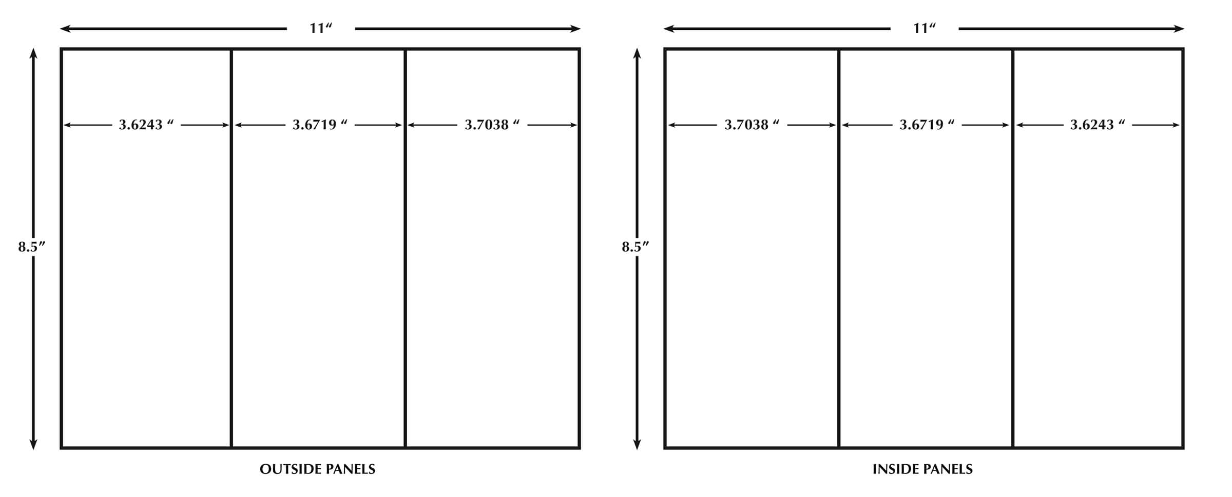 12 Tri Fold Brochure Indesign Template Images - Free Tri Intended For Three Fold Card Template