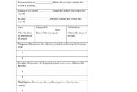13 + Business Trip Report Examples - Pdf, Word, Apple Pages with Business Trip Report Template
