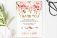 14 Baby Shower Thank You Card Examples Editable Psd Ai intended for Thank You Card Template For Baby Shower