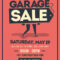 14+ Garage Sale Flyer Designs & Templates – Psd, Ai | Free With Regard To Garage Sale Flyer Template Word