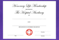 14+ Honorary Life Certificate Templates - Pdf, Docx | Free throughout Life Membership Certificate Templates