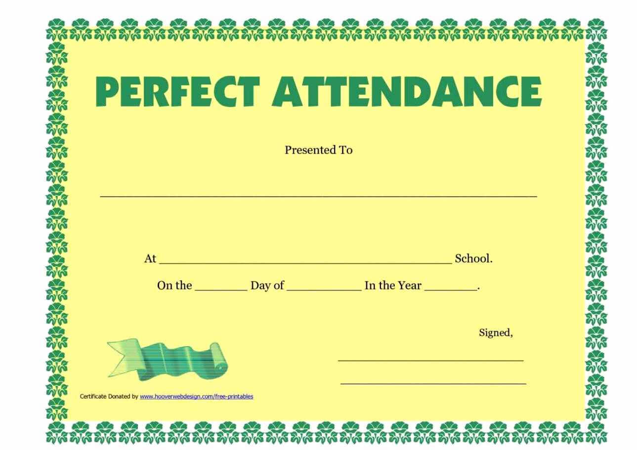 14 Images Of Sunday School Attendance Certificate Template For Perfect Attendance Certificate Template