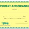 14 Images Of Sunday School Attendance Certificate Template Within Perfect Attendance Certificate Free Template