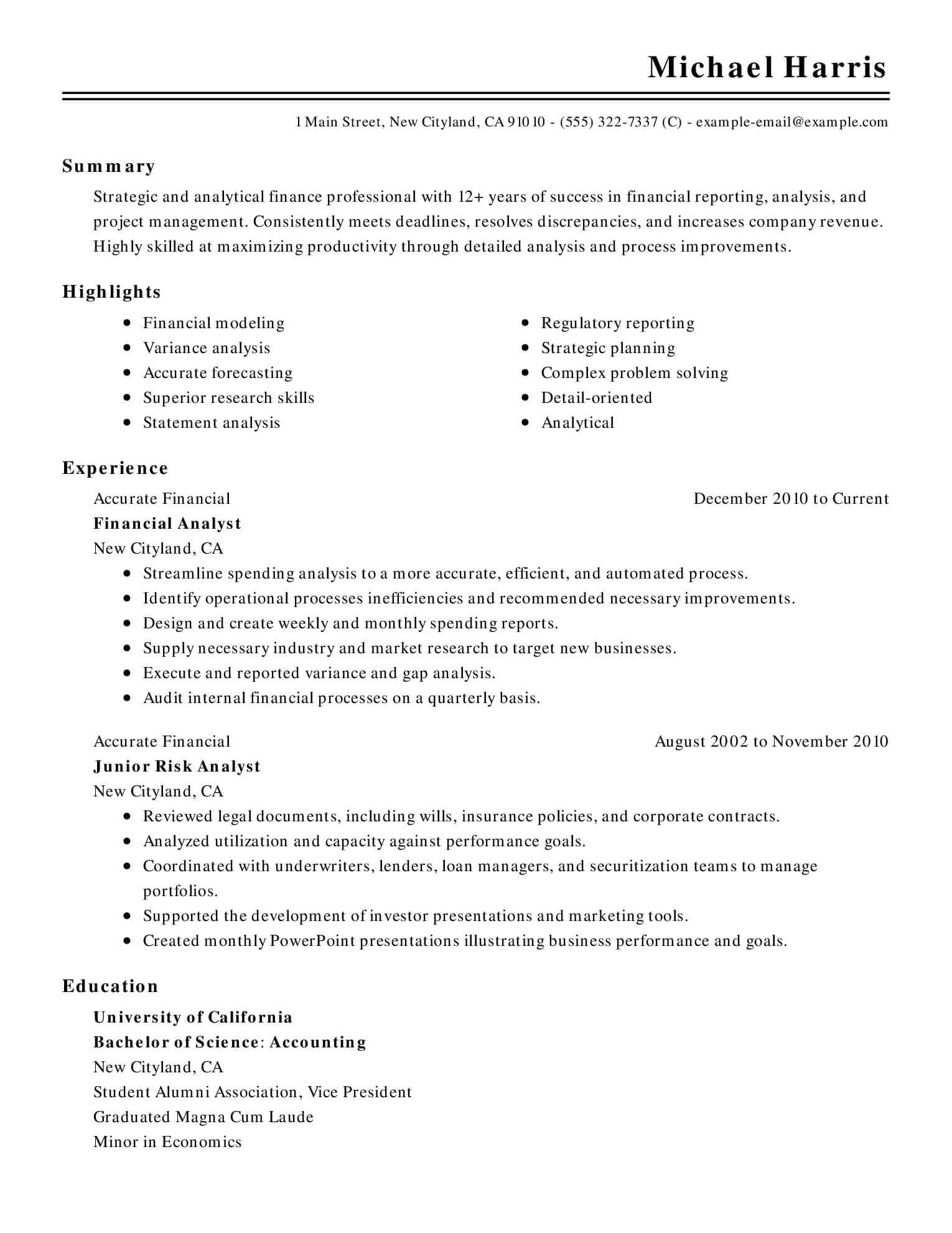 15 Of The Best Resume Templates For Microsoft Word Office In Simple Resume Template Microsoft Word