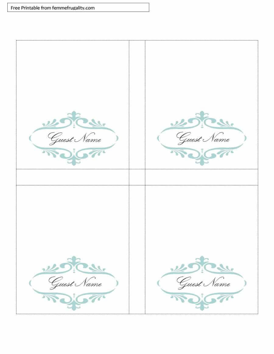 16 Printable Table Tent Templates And Cards ᐅ Template Lab Throughout Reserved Cards For Tables Templates