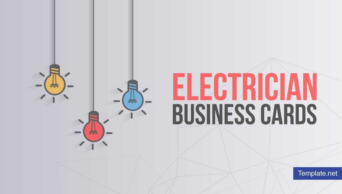 17+ Electrician Business Card Designs & Templates – Psd, Ai With Business Card Maker Template