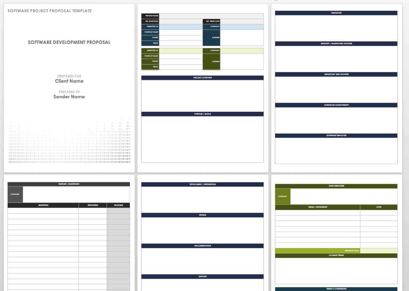 17 Free Project Proposal Templates + Tips | Smartsheet Inside Software Project Proposal Template Word