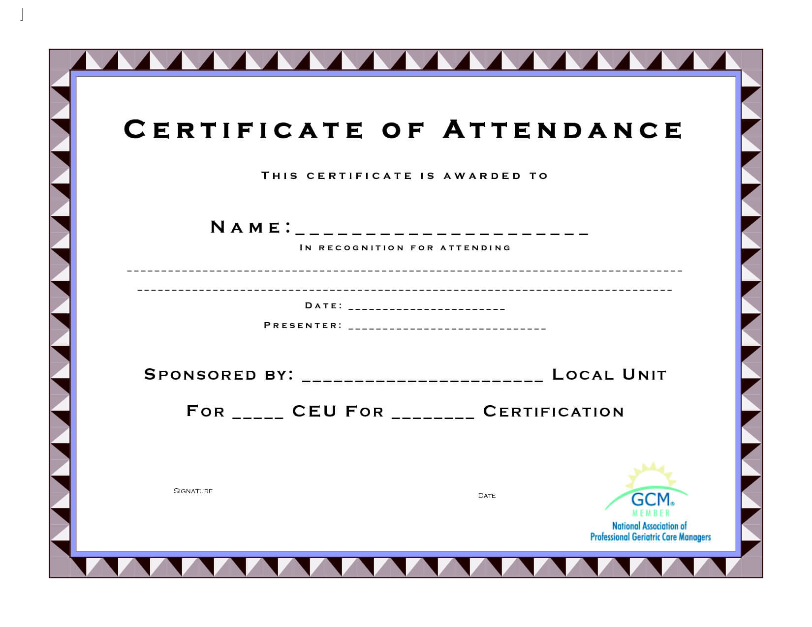 17 Images Of Attendance Certificate Template For Vbs Throughout Vbs Certificate Template