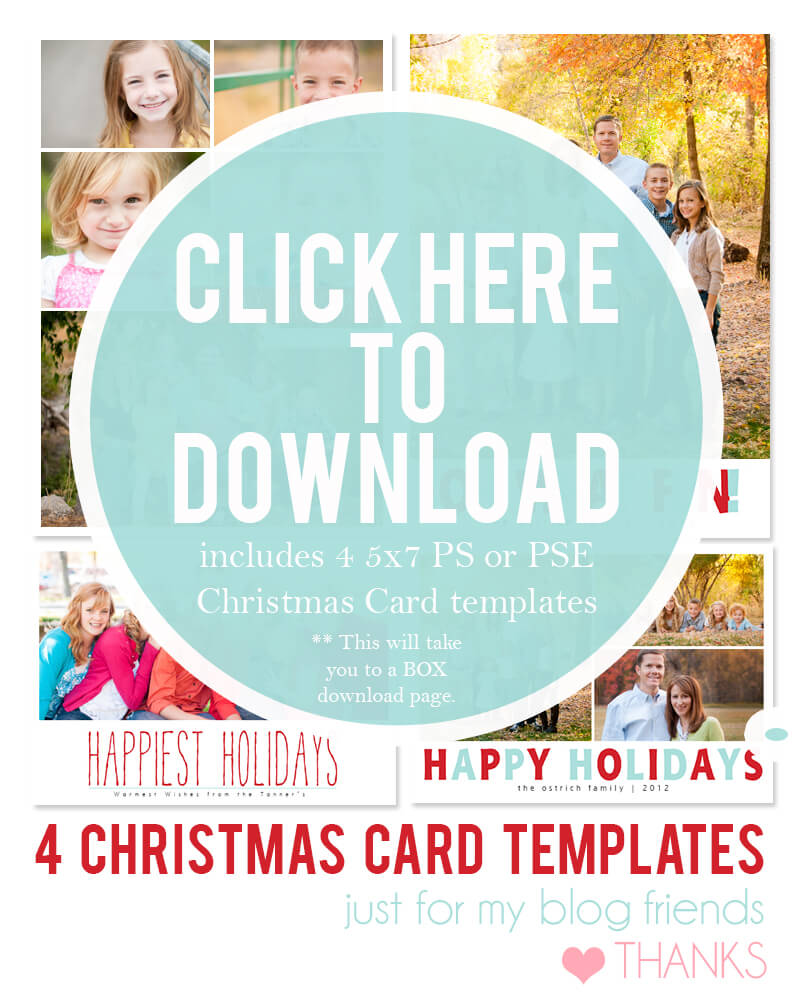 19 Christmas Card Photoshop Templates Free Images – Free Pertaining To Christmas Photo Card Templates Photoshop