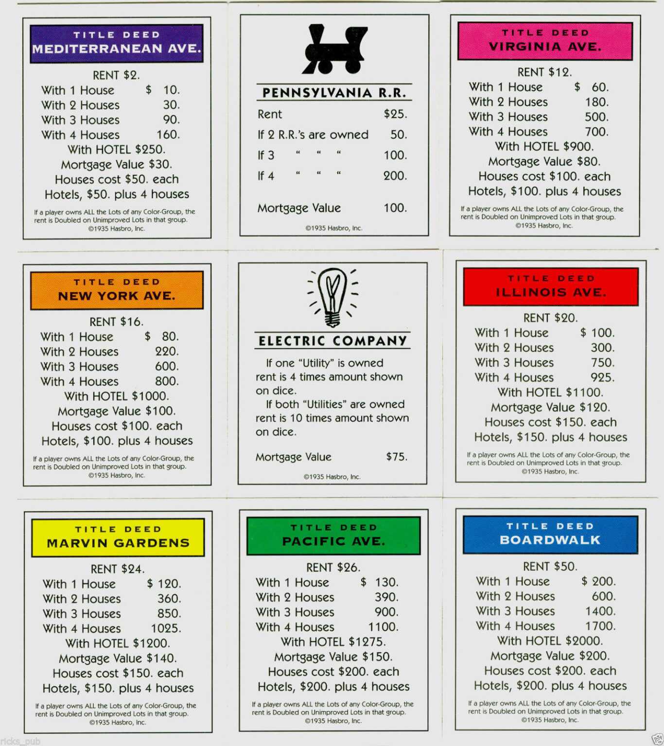 editable monopoly chance cards