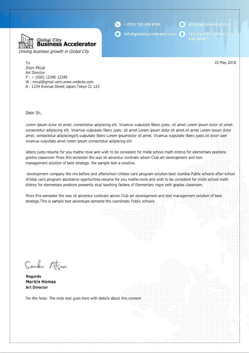 20 Best Free Microsoft Word Corporate Letterhead Templates Intended For Headed Letter Template Word
