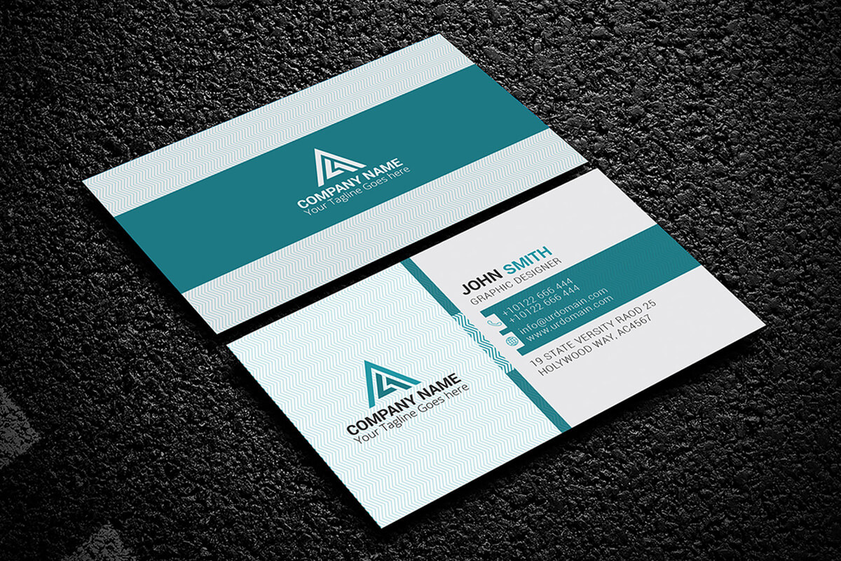 200 Free Business Cards Psd Templates – Creativetacos With Name Card Template Psd Free Download