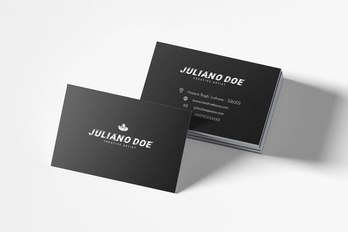 200 Free Business Cards Psd Templates – Creativetacos Within Template Name Card Psd