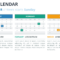 2019 Calendar Powerpoint Templates Inside Microsoft Powerpoint Calendar Template