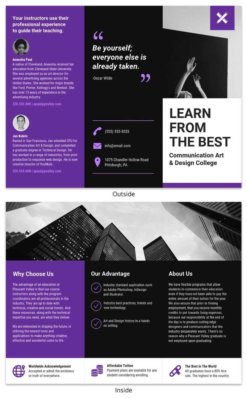 21 Brochure Templates And Design Tips To Promote Your Regarding Good Brochure Templates