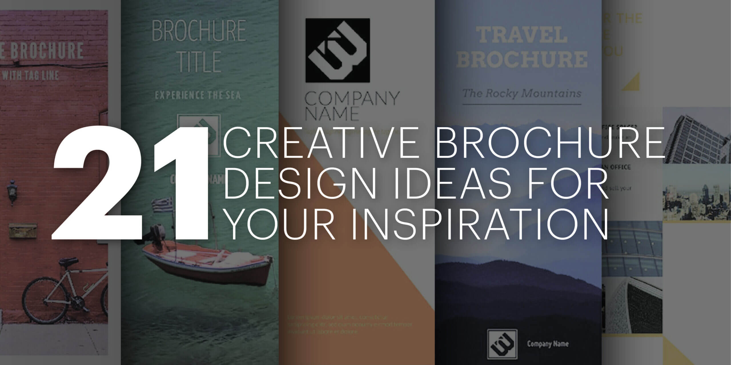 21 Creative Brochure Cover Design Ideas For Your Inspiration Throughout E Brochure Design Templates