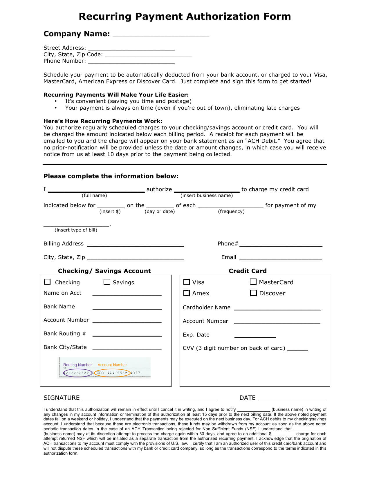 21+ Credit Card Authorization Form Template Pdf Fillable 2019!! Throughout Authorization To Charge Credit Card Template
