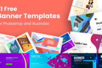 21 Free Banner Templates For Photoshop And Illustrator intended for Website Banner Templates Free Download