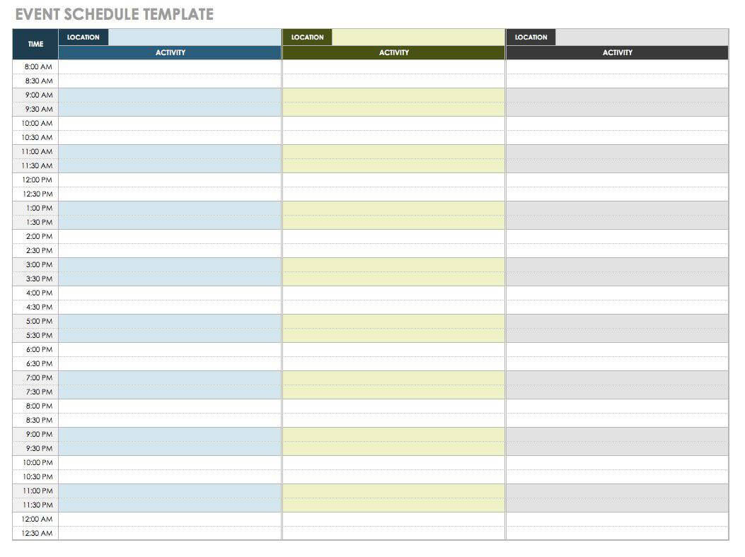 21 Free Event Planning Templates | Smartsheet For Post Event Evaluation Report Template