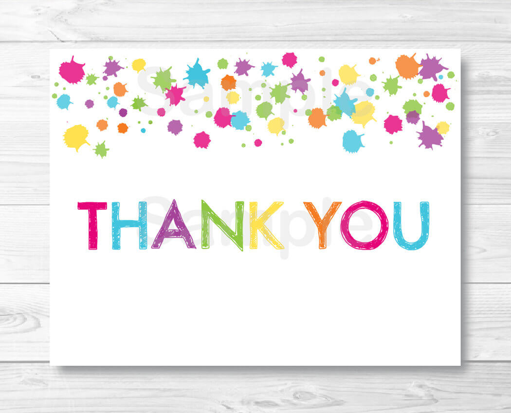22 Images Of Printable Template Thank You Card | Splinket Pertaining To Thank You Note Card Template