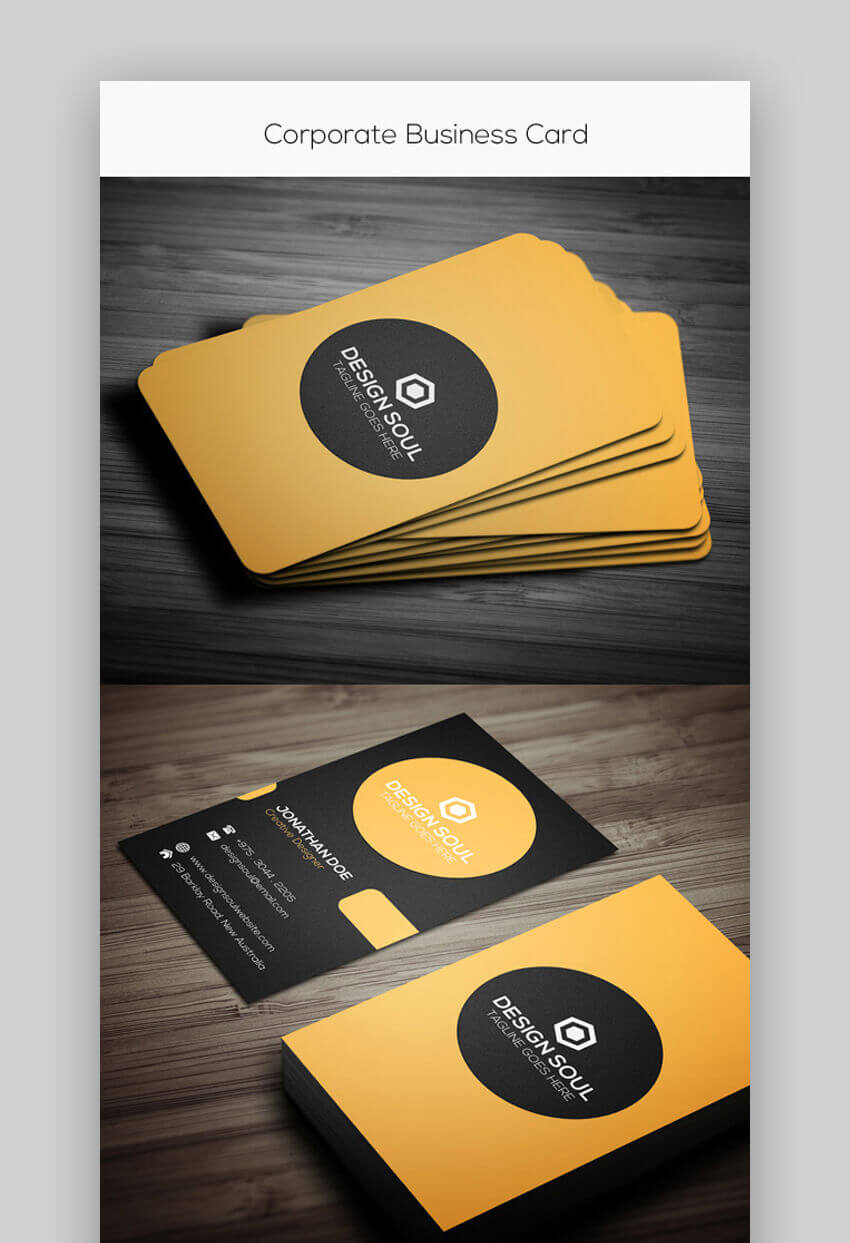 24 Premium Business Card Templates (In Photoshop With Web Design Business Cards Templates