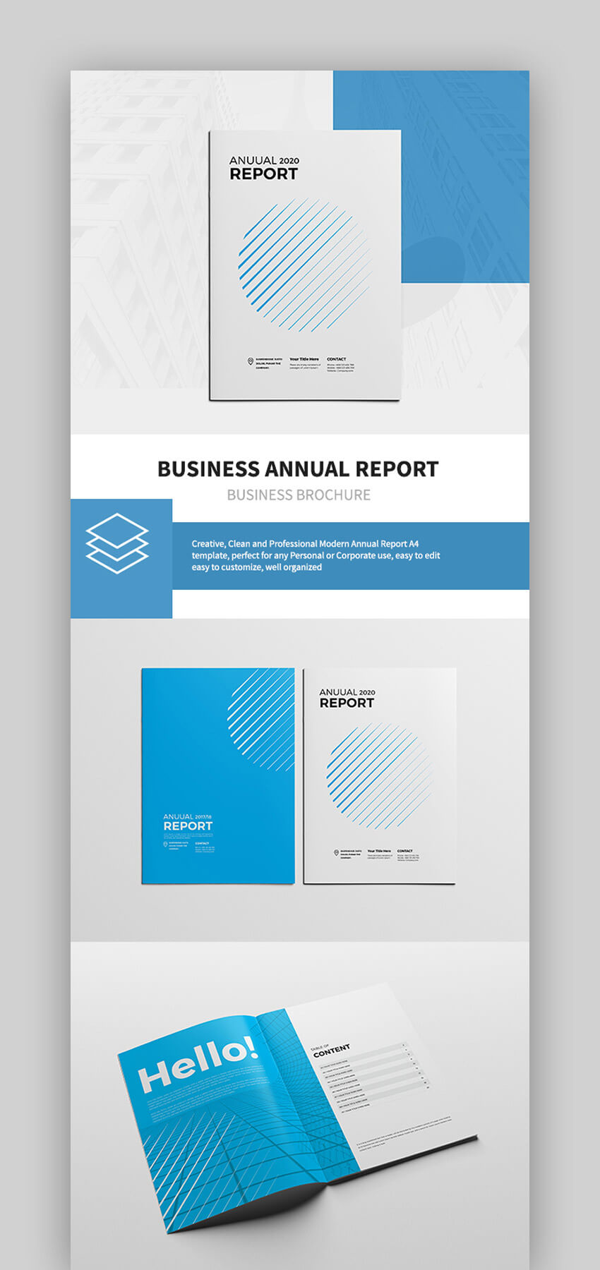 25+ Best Annual Report Templates – With Creative Indesign With Regard To Word Annual Report Template