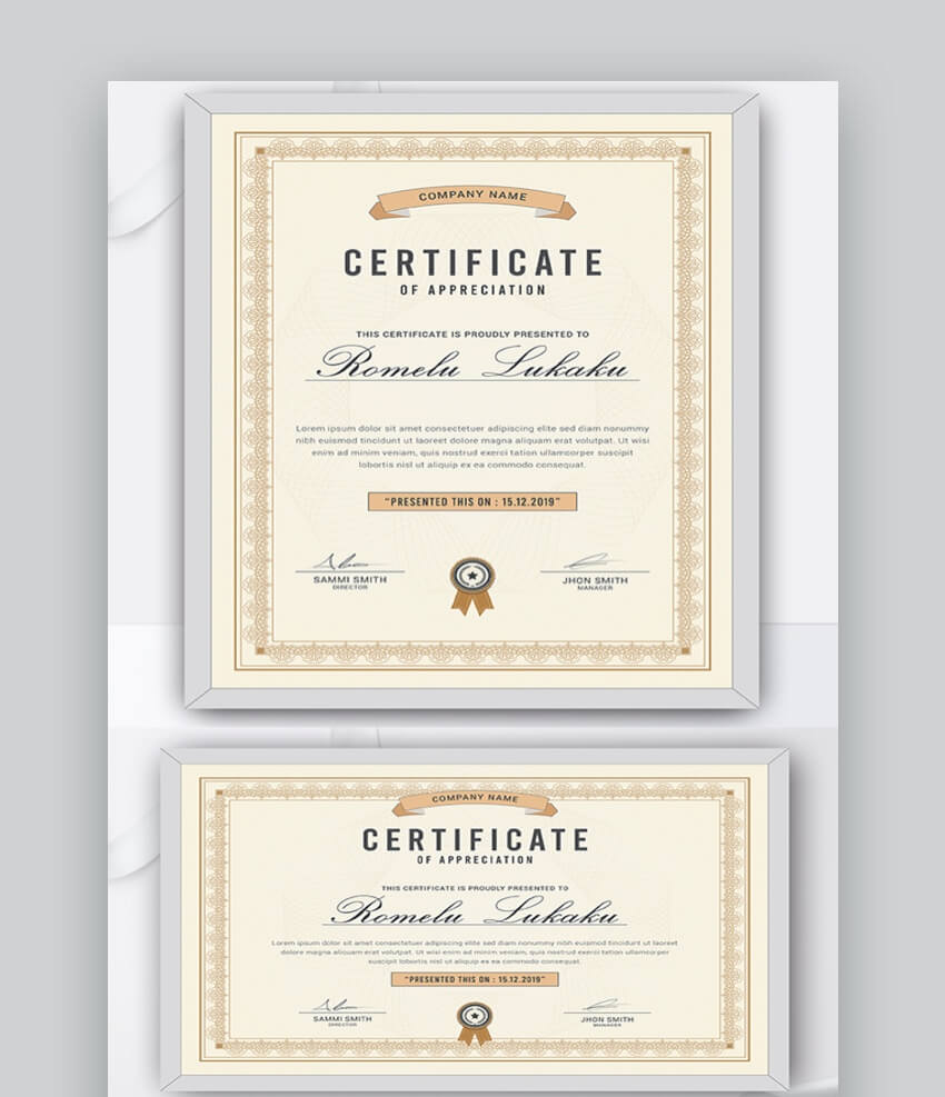 25+ Best Powerpoint Certificate Templates (Free Ppt + Pertaining To Powerpoint Award Certificate Template