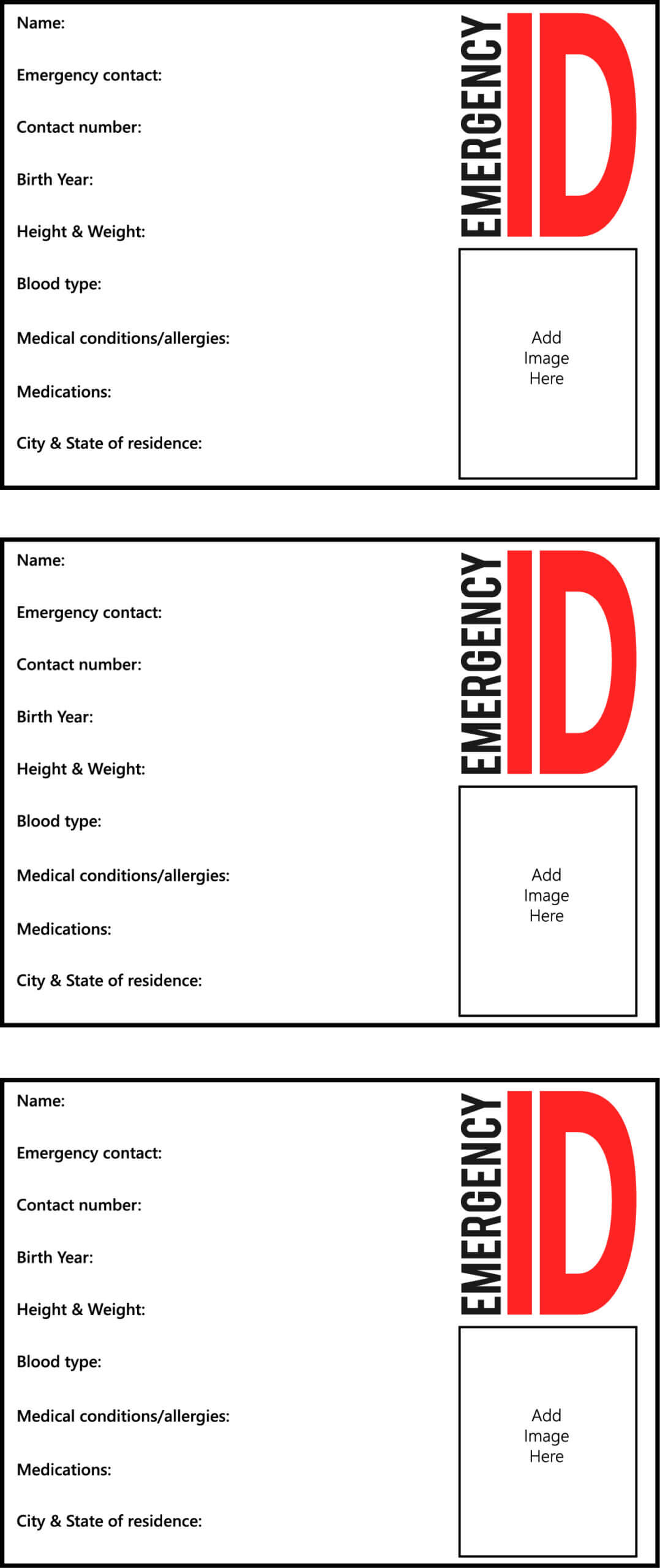 25 Images Of Fire Identification Card Template | Masorler In In Case Of Emergency Card Template