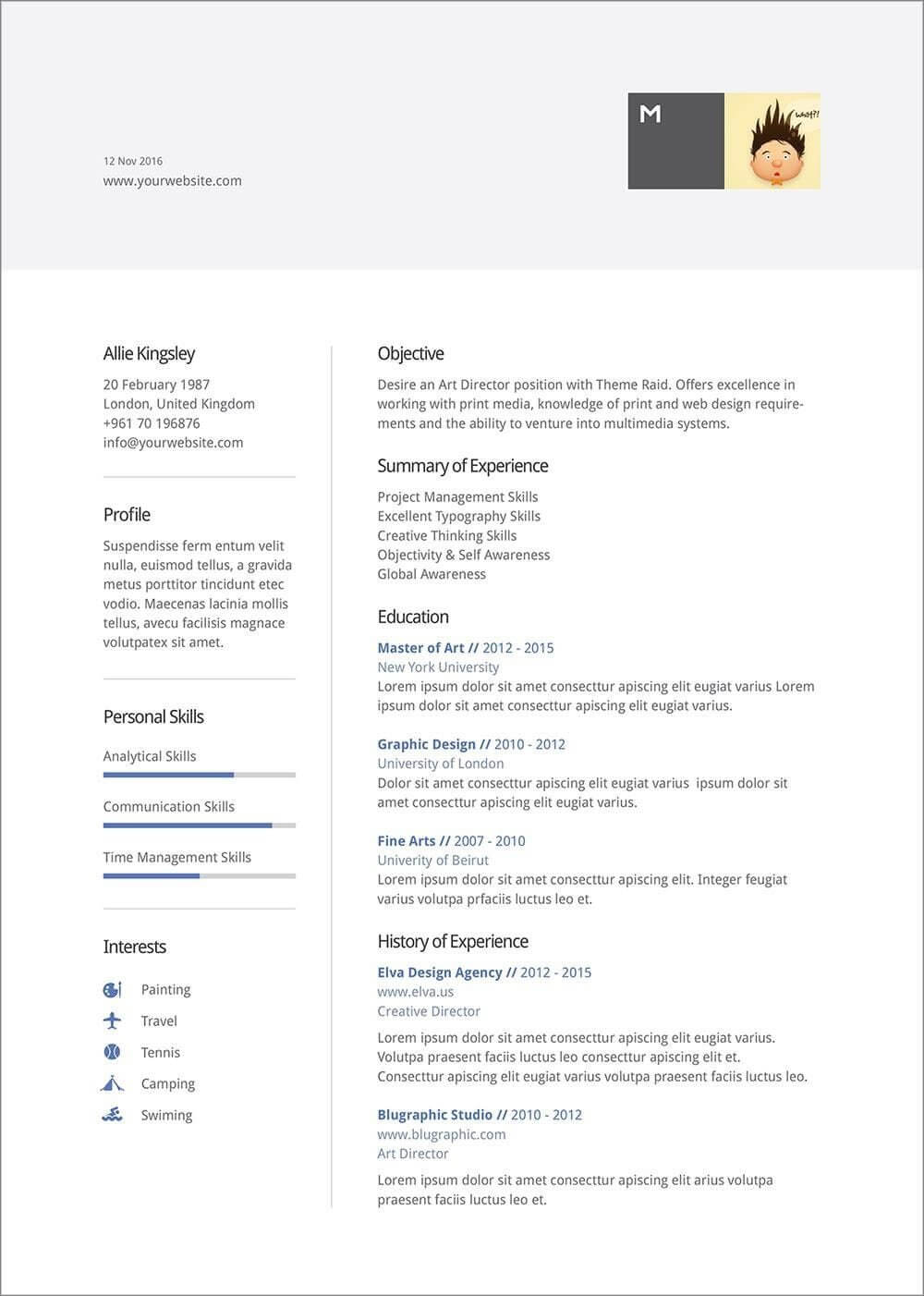 25 Resume Templates For Microsoft Word [Free Download] In Simple Resume Template Microsoft Word