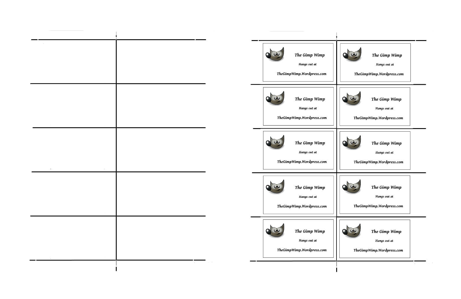 26 Images Of Card Template Gimp | Vanscapital In Gimp Business Card Template