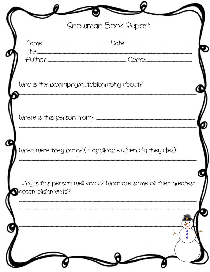 28+ [ Book Report Images ] | Book Report Squarehead Teachers With Regard To First Grade Book Report Template
