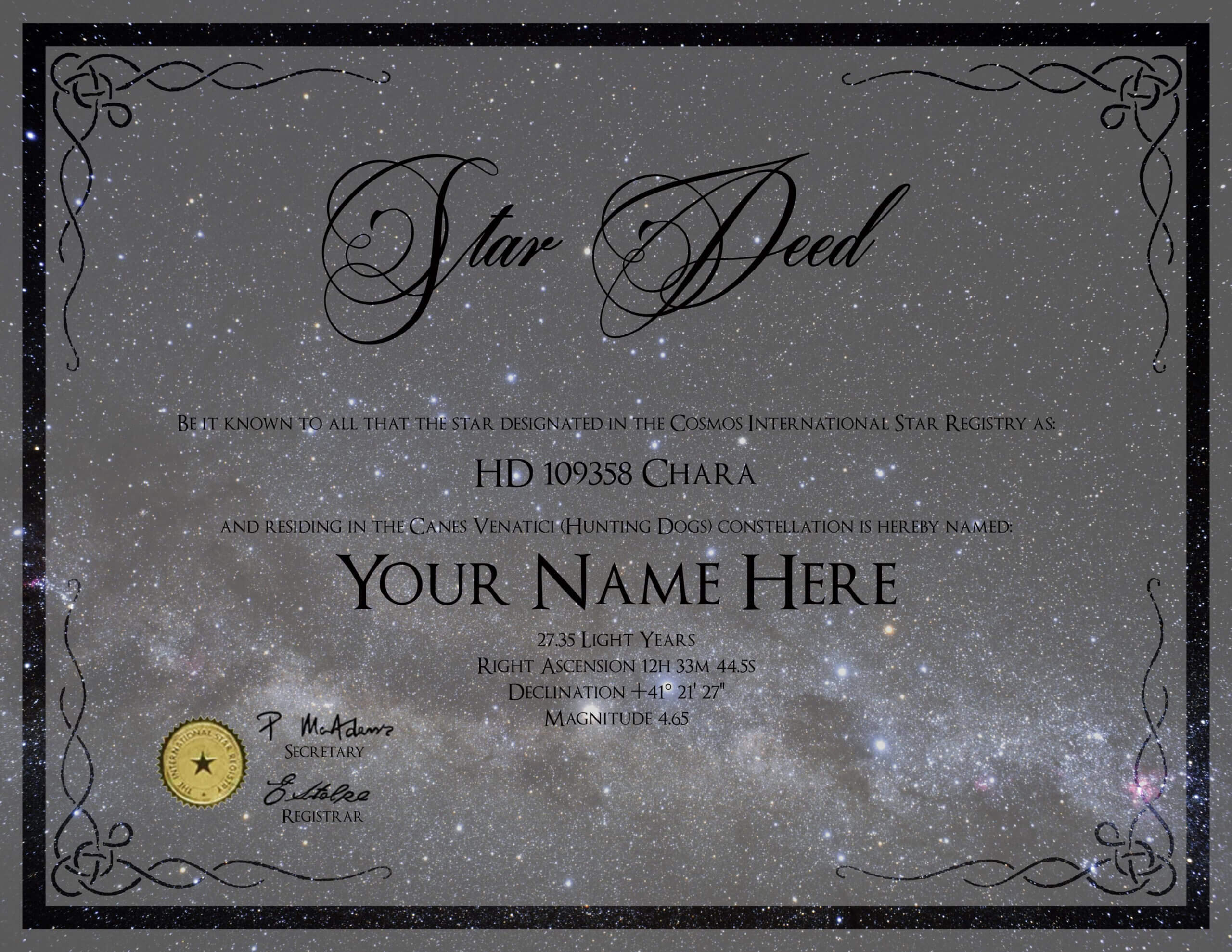 28+ [ Name A Star Certificate Template ] | Doc 640828 Name A Inside Star Naming Certificate Template