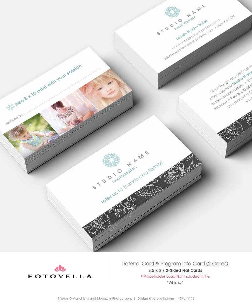 28+ [ Photography Referral Card Templates ] | Photography For Referral Card Template