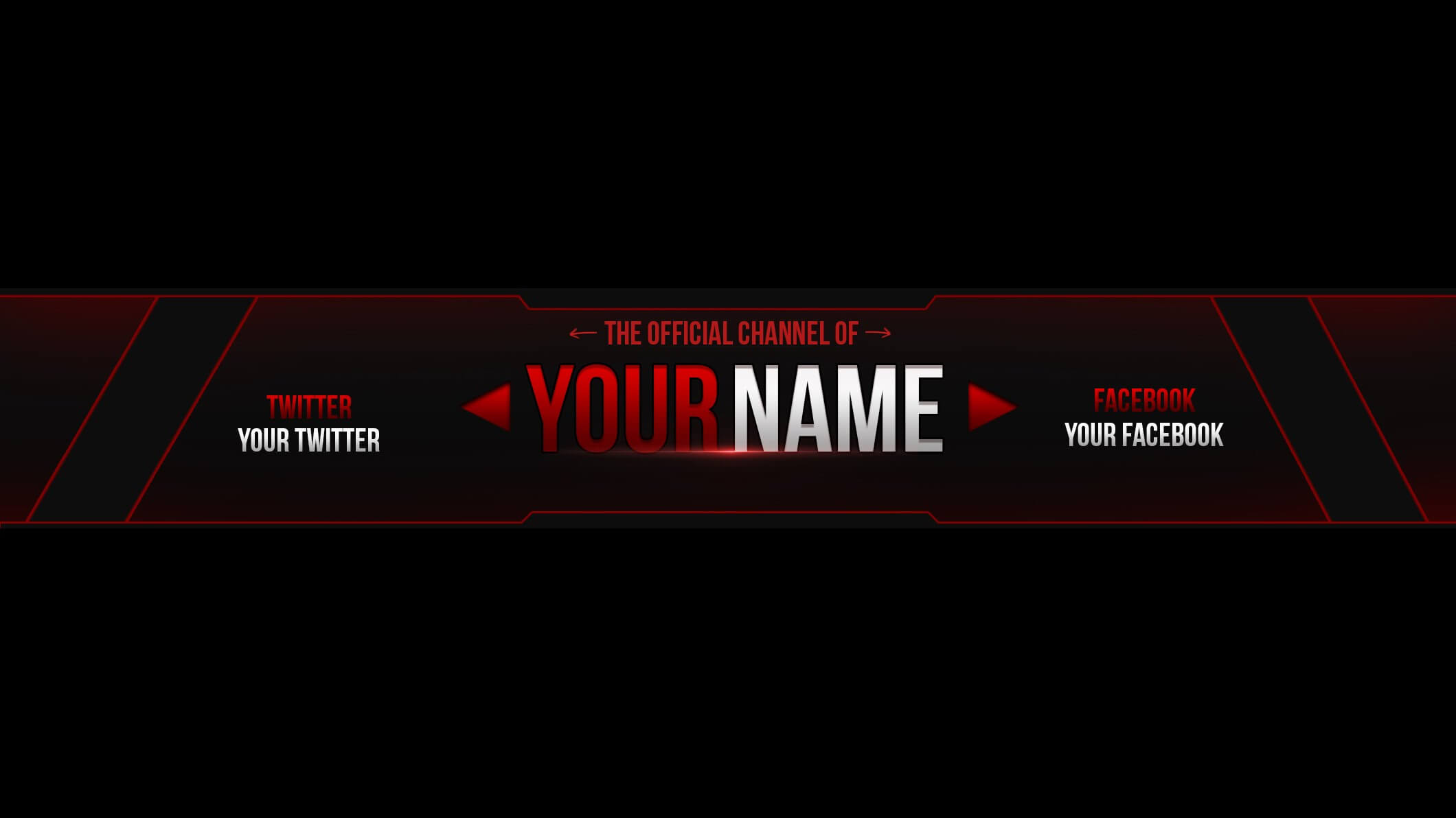29 Images Of Free Blank Youtube Banner Template Regarding Banner Template For Photoshop