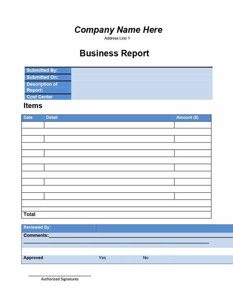 30+ Business Report Templates & Format Examples ᐅ Template Lab Pertaining To Simple Business Report Template