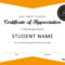 30 Free Certificate Of Appreciation Templates And Letters Pertaining To Free Printable Student Of The Month Certificate Templates
