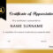 30 Free Certificate Of Appreciation Templates And Letters with Good Job Certificate Template