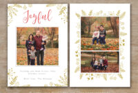 30 Holiday Card Templates For Photographers To Use This Year with regard to Holiday Card Templates For Photographers