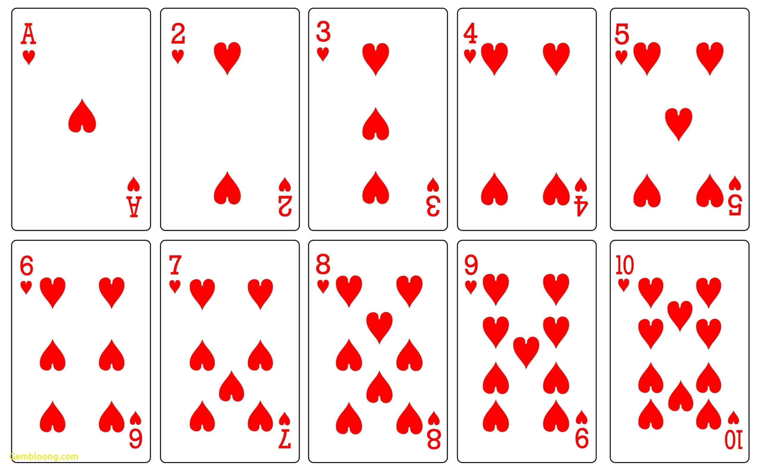 30 Playing Cards Template Free | Andaluzseattle Template Example Intended For Deck Of Cards Template