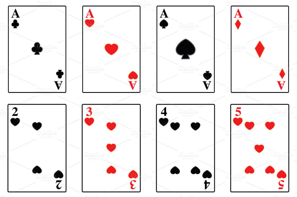30 Playing Cards Template Free | Andaluzseattle Template Example Regarding Playing Card Design Template