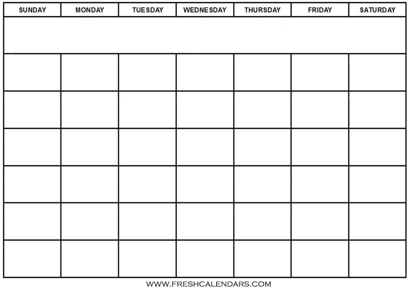 30 Print Free Calendar Template | Andaluzseattle Template Throughout Blank Calender Template